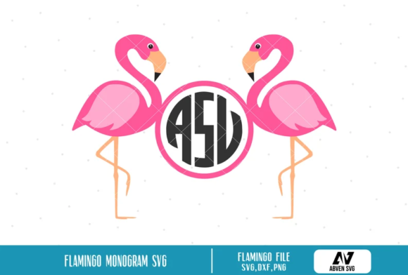 Flamingo Monogram: A Unique Touch