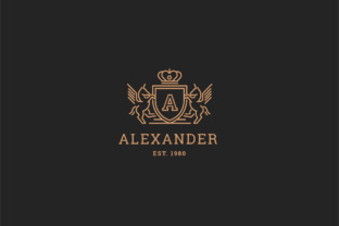 Letter A - Heraldry, Royal Logo: A Unique Symbol of Identity and Legacy