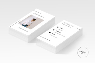 Modern Concept Business Card Template 27: Streamlining Professional Identity in a Digital Age