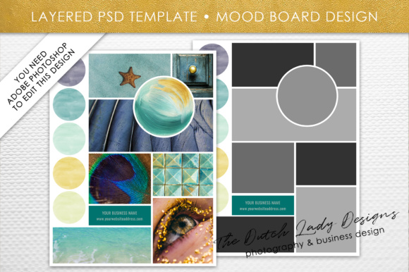 Photoshop Mood Board Template