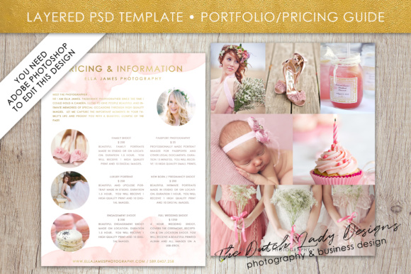 Price List Portfolio Page for Photographers: A Comprehensive Guide
